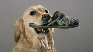 Your dog stole my slippers