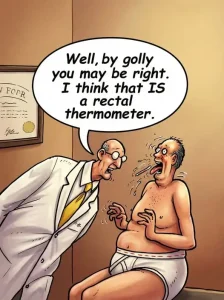 Poor-sighted doctor