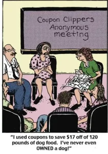 Coupon Clippers Anonymous meeting