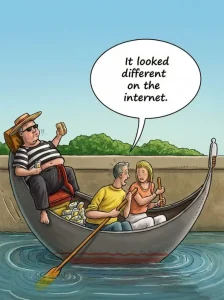 Cunning gondolier