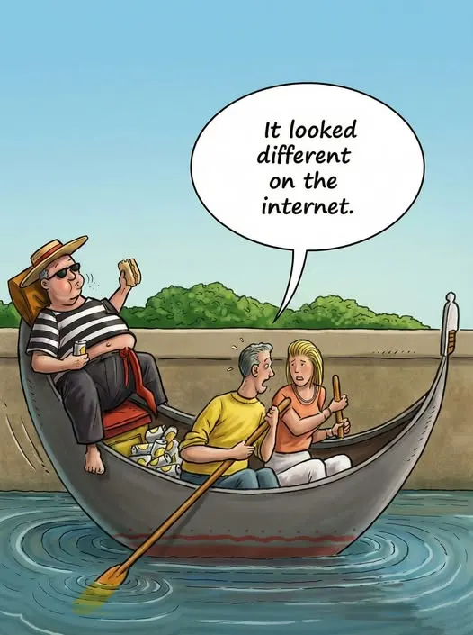 Cunning gondolier