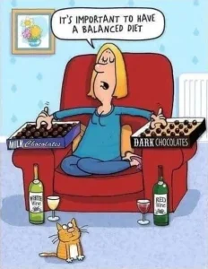 Enjoying healthy eating