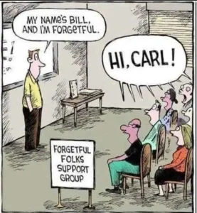 Forgetfulness folks support group