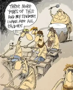Rowing to financial freedom