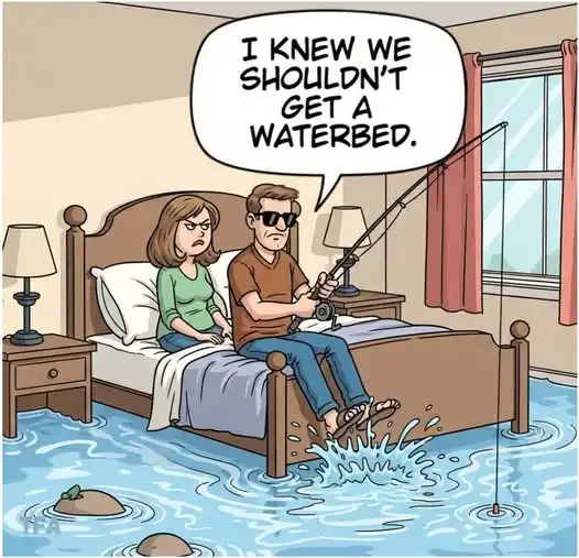 When you understand why fishing gear comes with matrass